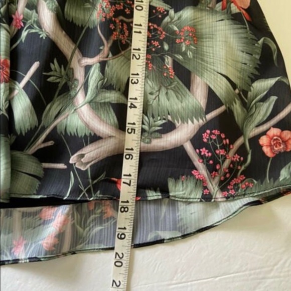 Johanna Ortiz x H&M Flounce Ruffled Floral Orchid H&M DRESS size medium - Picture 5 of 5